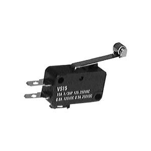 Miniature Snap Action Momentary Switch w/ Roller Lever - SPDT : 30-2060