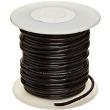 18M-100-BLACK 18AWG MILW76D TYPE MW BLACK STRANDED (16X30) HOOKUP WIRE 100 FOOT ROLL 1000V 80C