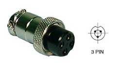 61-603 3 PIN INLINE FEMALE