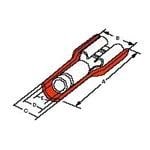 19002-0001 Terminals QK DISCONNECT FEMALE 18-22 AWG (100 pieces)