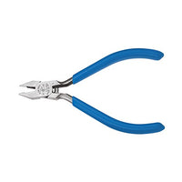 Klein Tools D209-4C Electronics Midget Diagonal-Cutting Pliers, Short Jaws with Induction Hardened Beveled Cutting Edges, 4-Inch