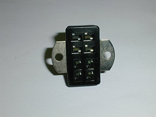 CONNECTOR 8 PIN JACK CHASSIS MOUNT ( 1 EACH)